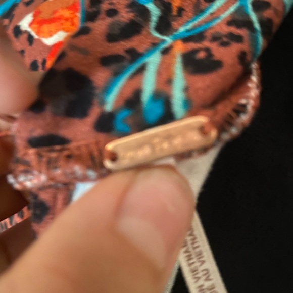 Free People Floral Leopard Print Turtleneck dress - Picture 5 of 9